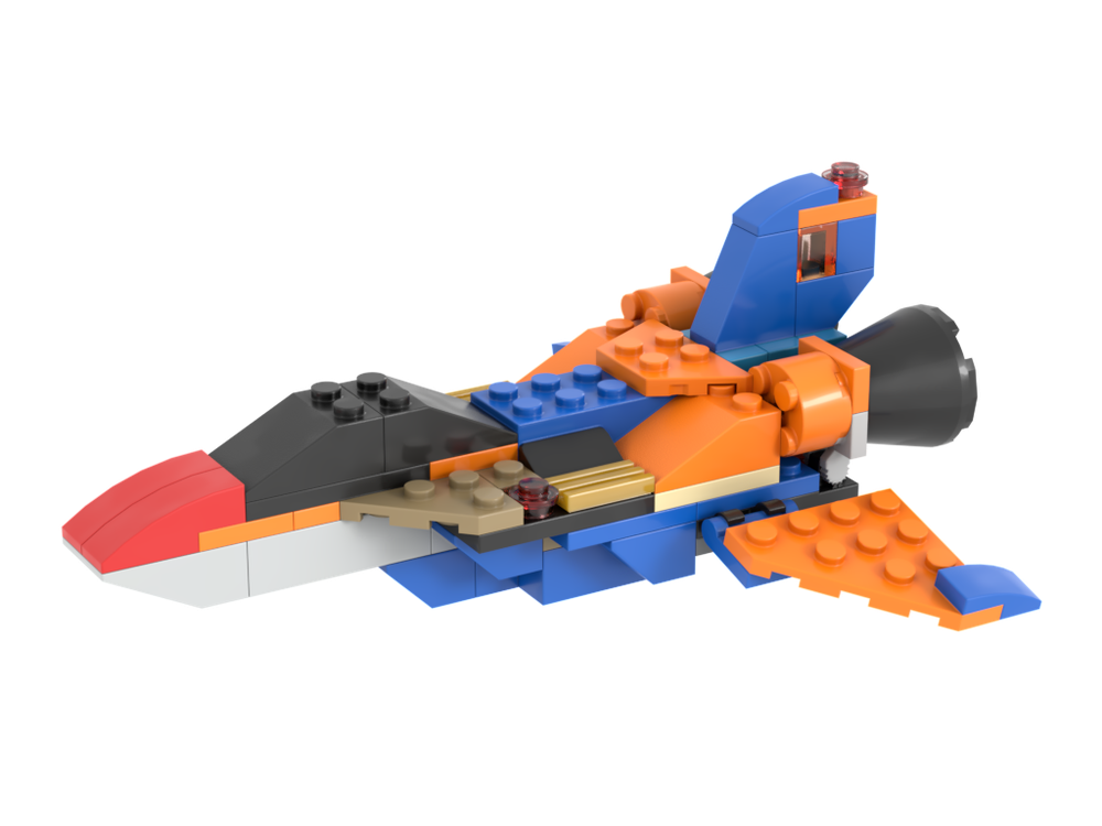 Lego 10717 Jet (from leftovers)