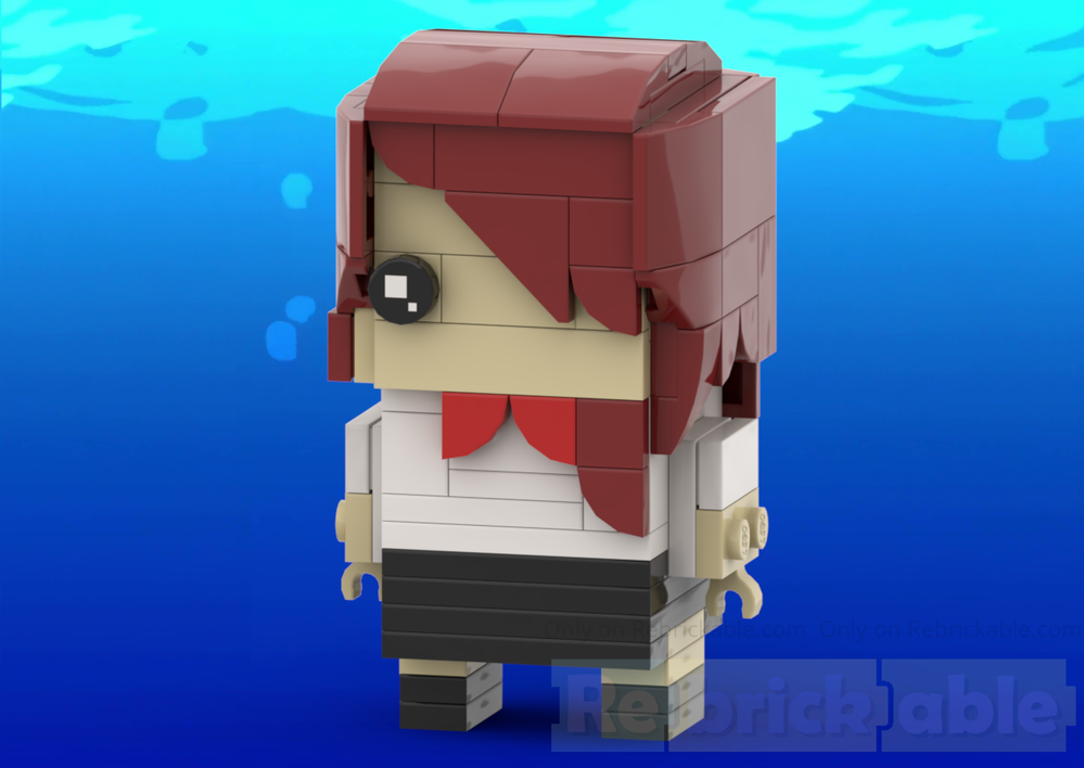 Lego Mitsuru Kirijo BrickHead - Persona 3