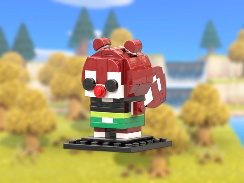 Lego Poppy Brickheadz (From Animal Crossing)