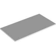 Lego Tile 8 x 16 with Bottom Tubes / White