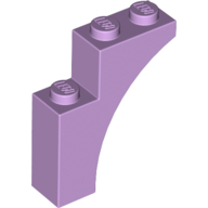 Lego Brick Arch 1 x 3 x 3 [Gothic] / Lavender