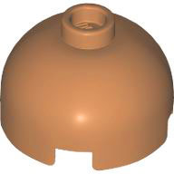 Lego Brick, Round 2 x 2 Dome Top / Medium Nougat