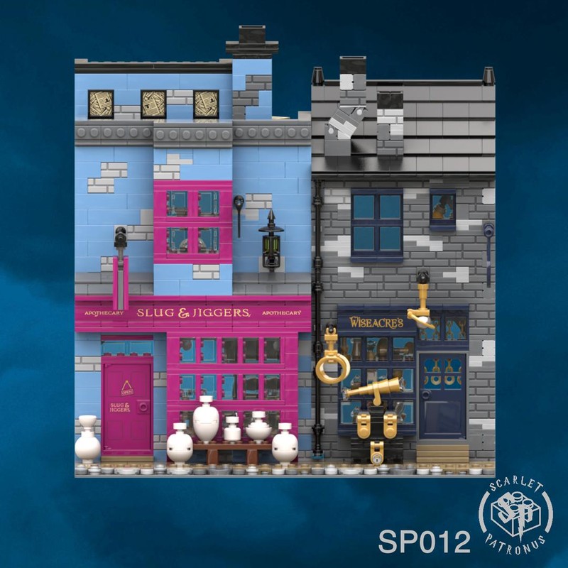 Lego Slug & Jiggers Apothercary and Wiseacre's Wizarding Equipment