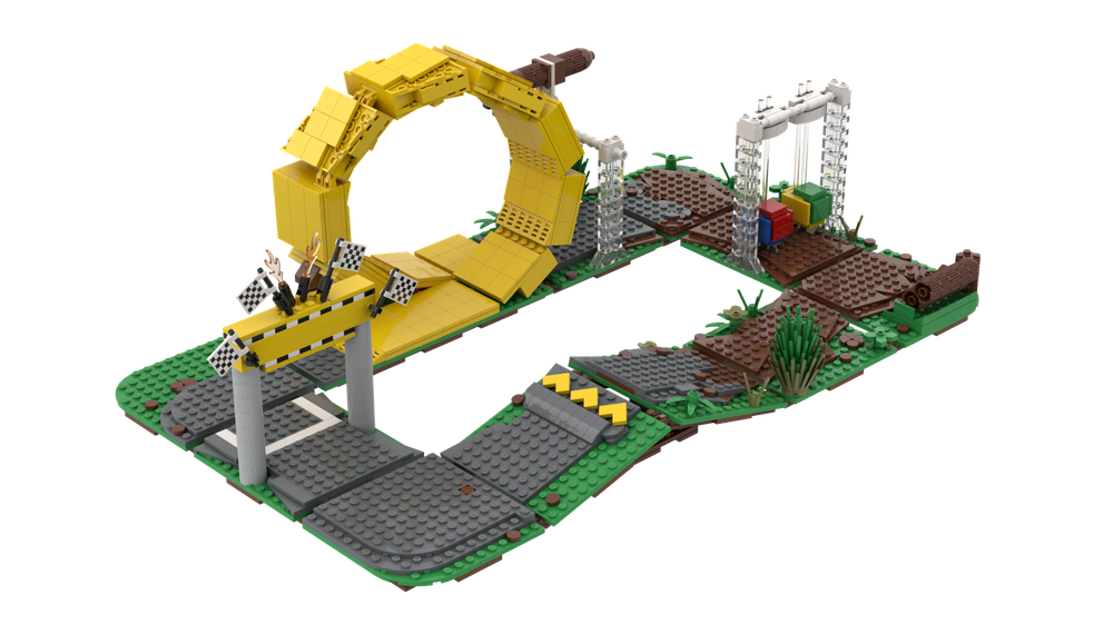 Lego Mario Kart - Whole Race Track