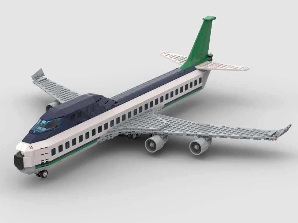 Lego Long haul passenger aircraft (B747-400)