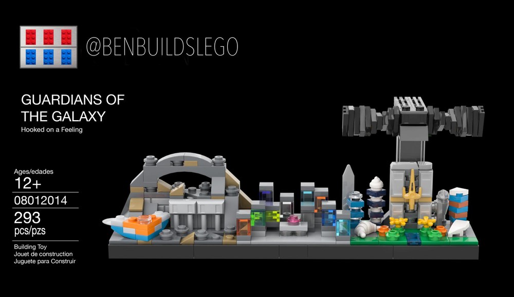 Lego Guardians of the Galaxy skyline