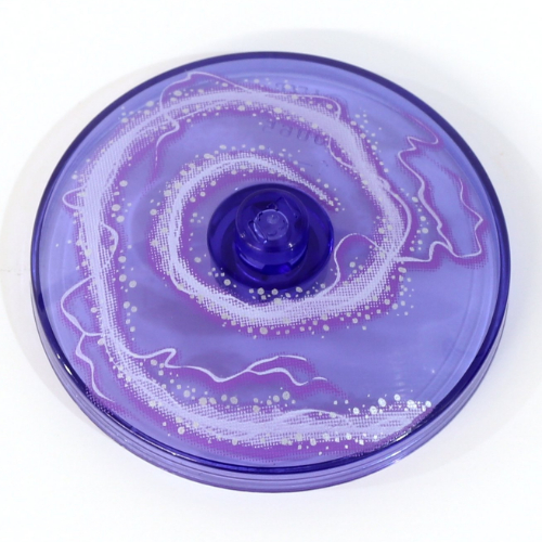 Lego Dish 4 x 4 Inverted [Radar] with Swirl Electrical Print