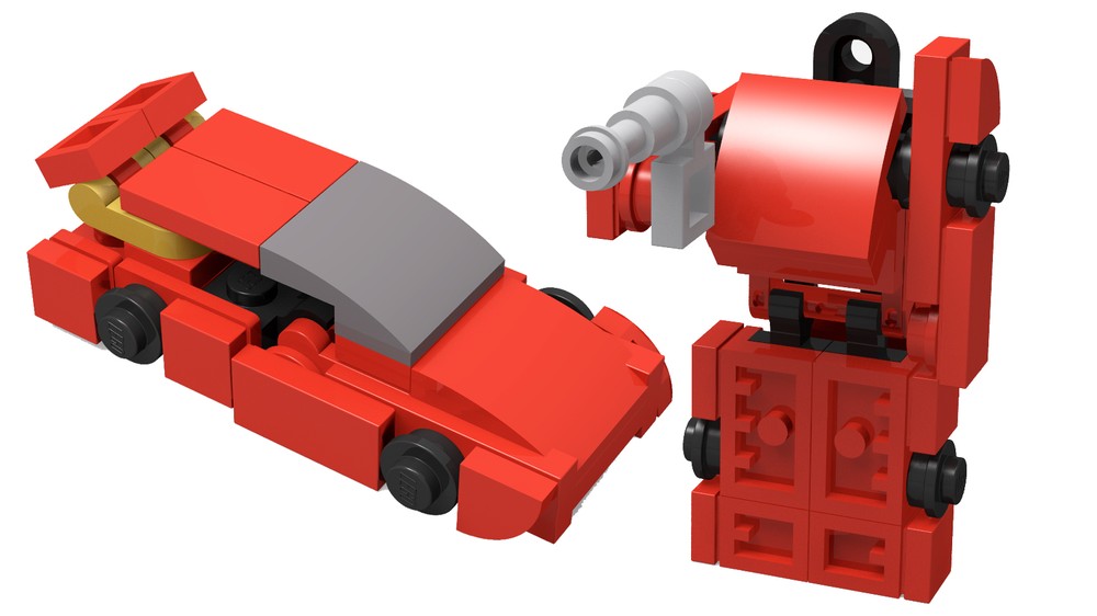 Lego Transformer G1 Mini Sidewipe