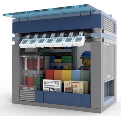 Lego Newsstand