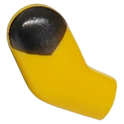 Lego Arm, Right with Black Shoulder Pattern / Bright Light Orange