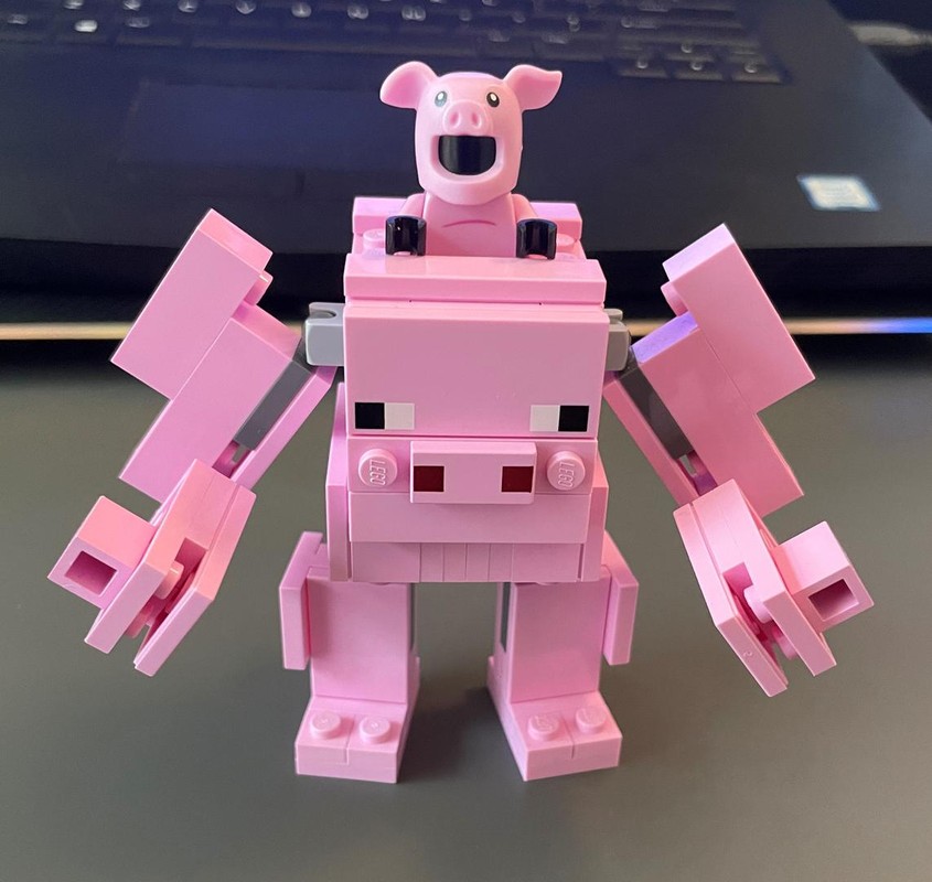 Lego Minecraft Pig Mech