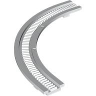 Lego Gear Track Curve 90° 17 1/2 x 17 1/2 / White