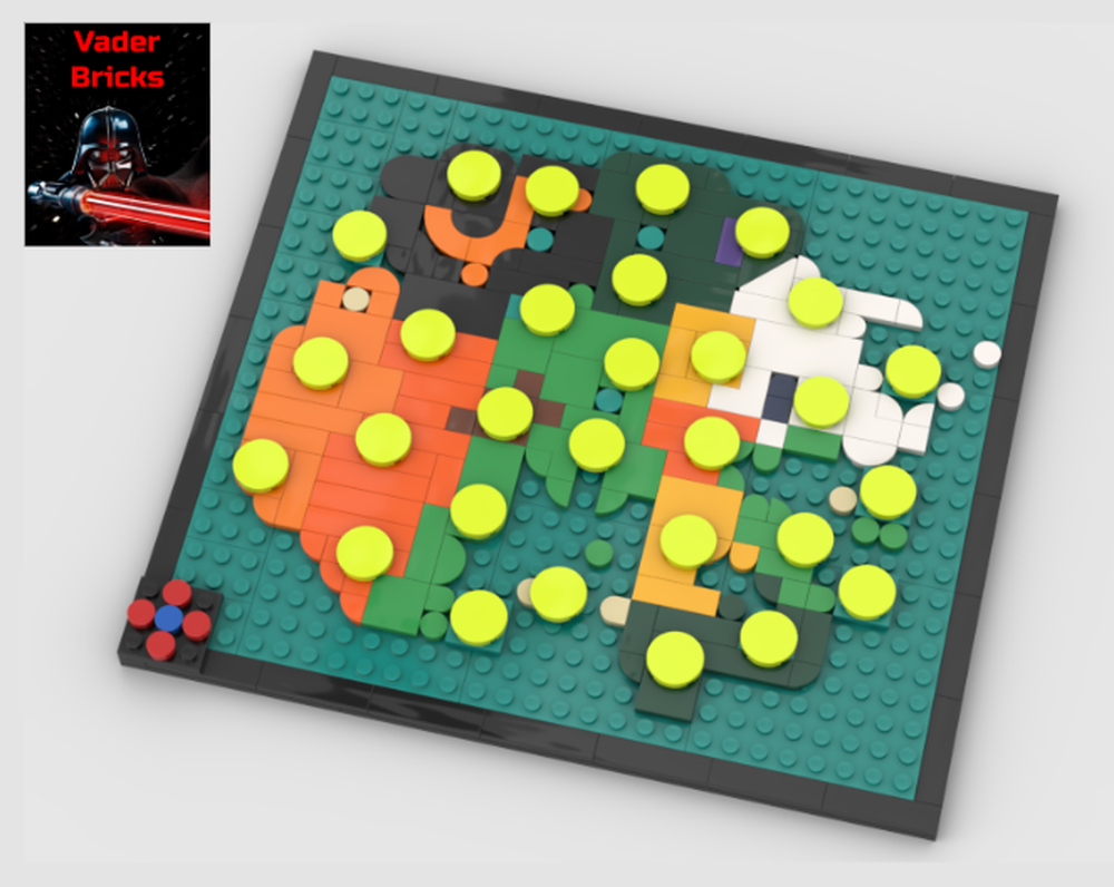 Lego Mario Kart World Map
