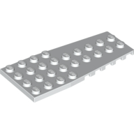 Lego Wedge Plate 4 x 9 with Stud Notches / White