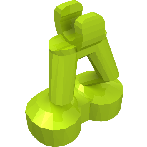 Lego Legs Martian / Lime