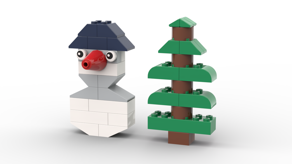 Lego 10693 Christmas tree and Snowman