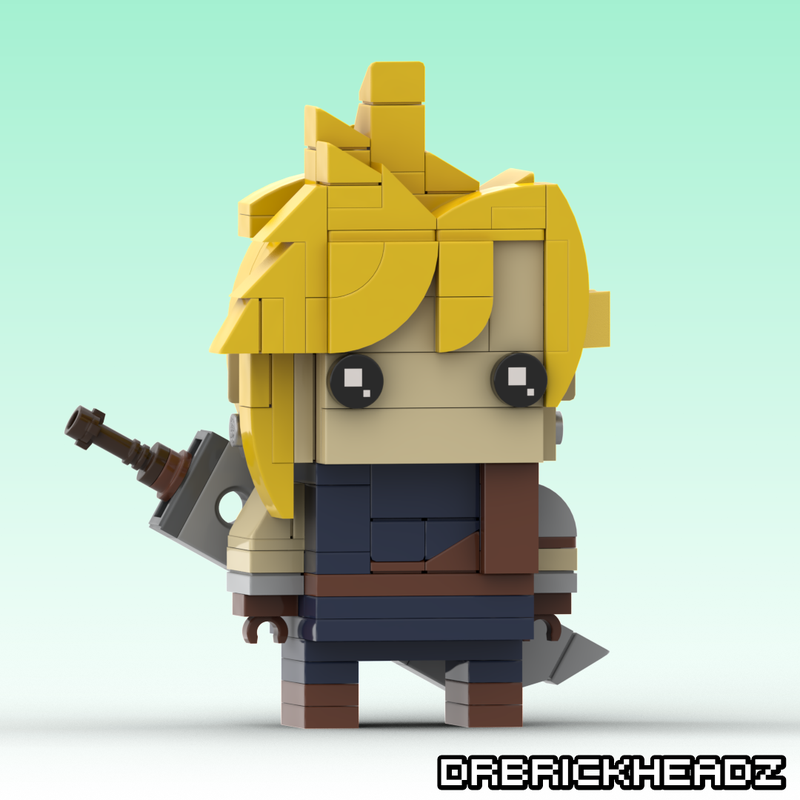 Lego Cloud Strife (FFVII) Brickheadz