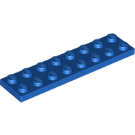 Lego Plate 2 x 8 / Blue