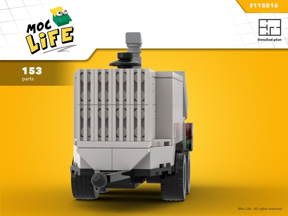 Lego Schwing pump concrete trailer