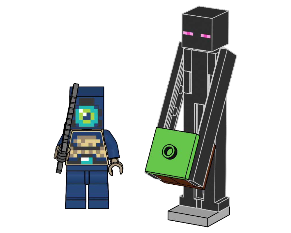 Lego Enderman Duel