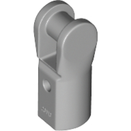 Lego Bar Holder with Hole and Bar Handle / Light Bluish Gray