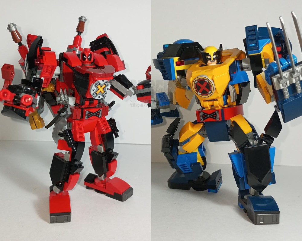 Lego Deadpool & Wolverine Mech Armor Bundle