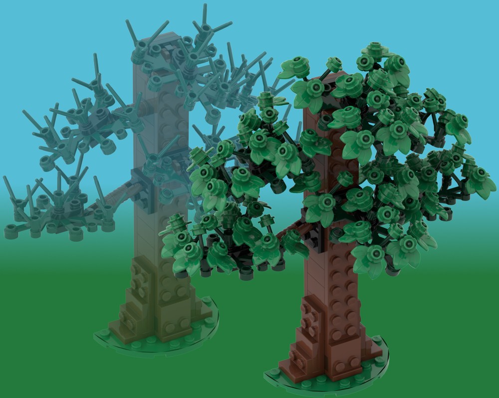 Lego The tree with leaves of the Shire
