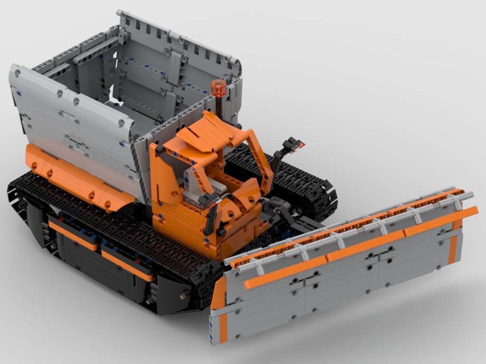Lego Tracked Snow Plow