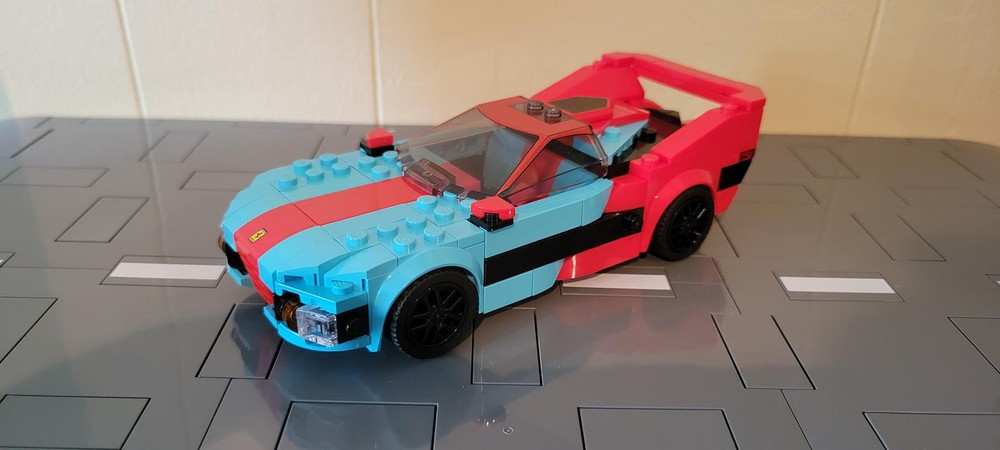 Lego Cyan-Red Speeder
