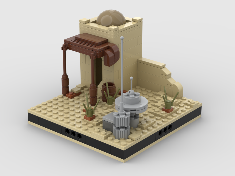 Lego Desert House #3 for a Modular Space desert village