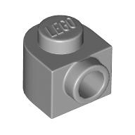 Lego Plate 1 x 1 x 2/3 Half Round with Side Stud / Light Bluish Gray