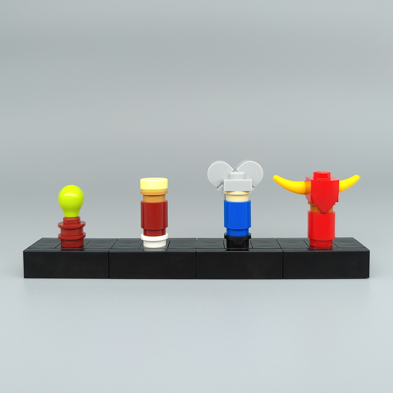 Lego Space Captain, Evil Mom and Robot Devil