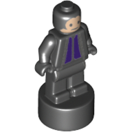 Lego Minifig Trophy Statuette, Professor Snape Print / Black