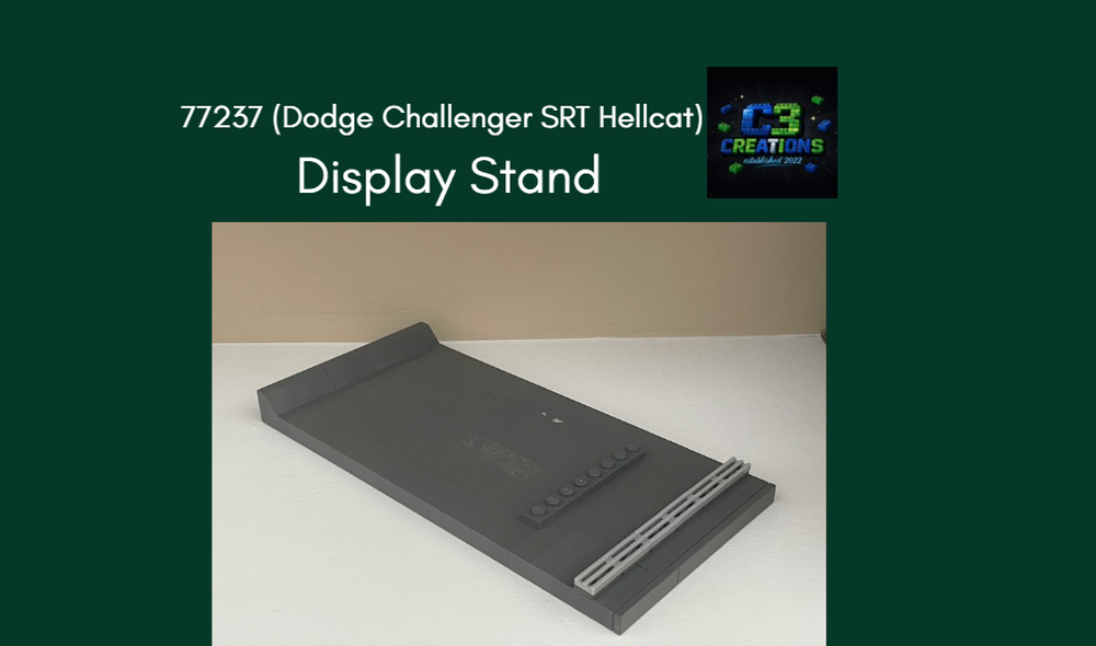 Lego Display Stand for 77237 Dodge Challenger SRT Hellcat