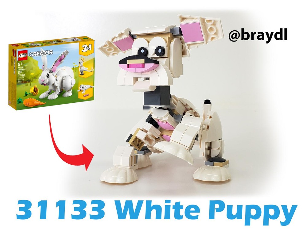 Lego 31133 White Puppy
