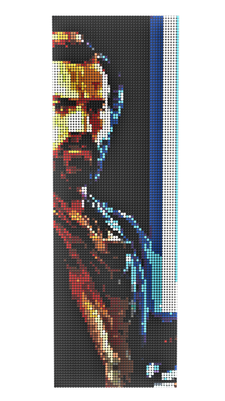 Lego Obi-Wan Kenobi Mosaic Art