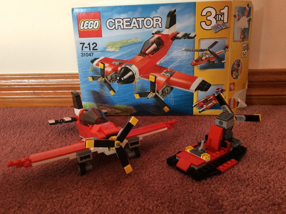 Lego 31047 alternative stunt plane and swamp boat