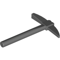 Lego Tool Pickaxe / Dark Bluish Gray