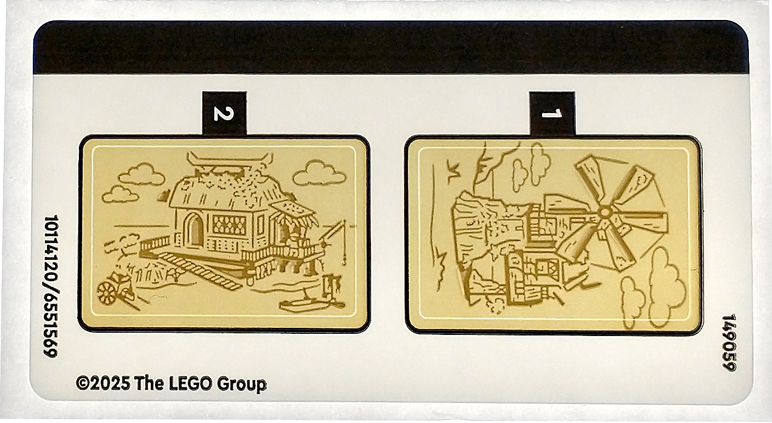 Lego Sticker Sheet for Set 910048-1