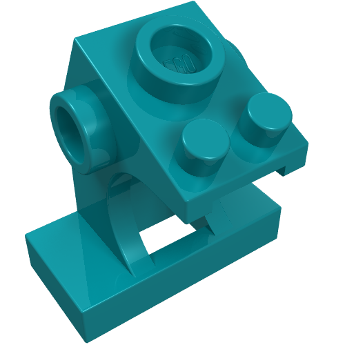 Lego Equipment Control Panel / Dark Turquoise