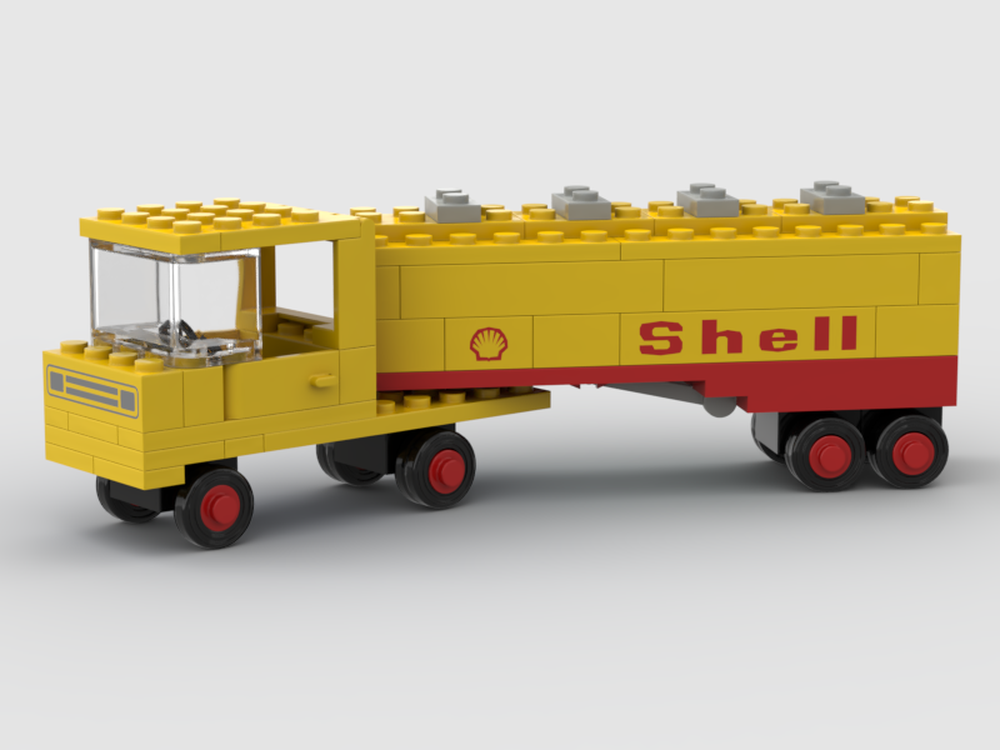 Lego 621-3 Shell Tanker Truck 2021 4-stud Version