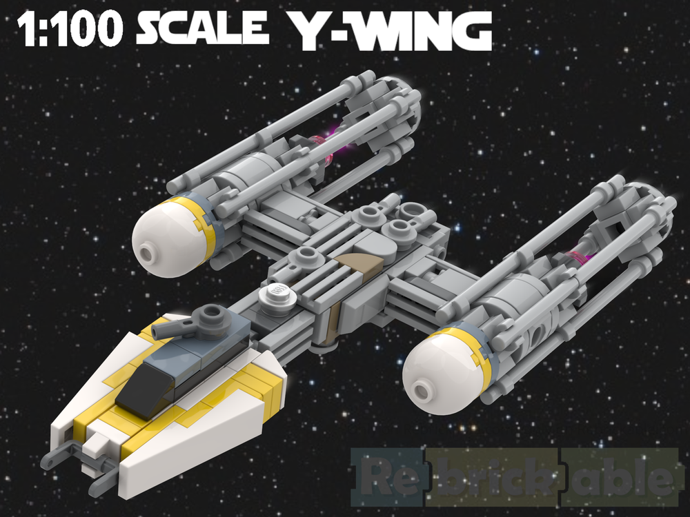 Lego 1:100 Y Wing Starfighter (Squadron Scale)