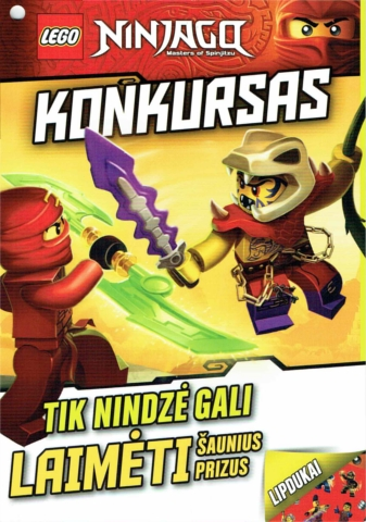 Lego 2015 Ninjago Promotion with Sticker Sheet, Lithuanian (25103520_LT)