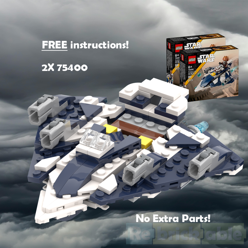 Lego Bigger Plo Koon's microfighter