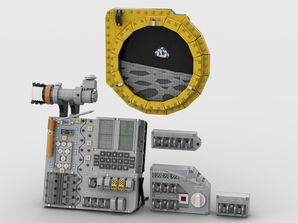 Lego 6 MOC Bundle! NASA Life-Size Apollo Command Module Interactive Model Series