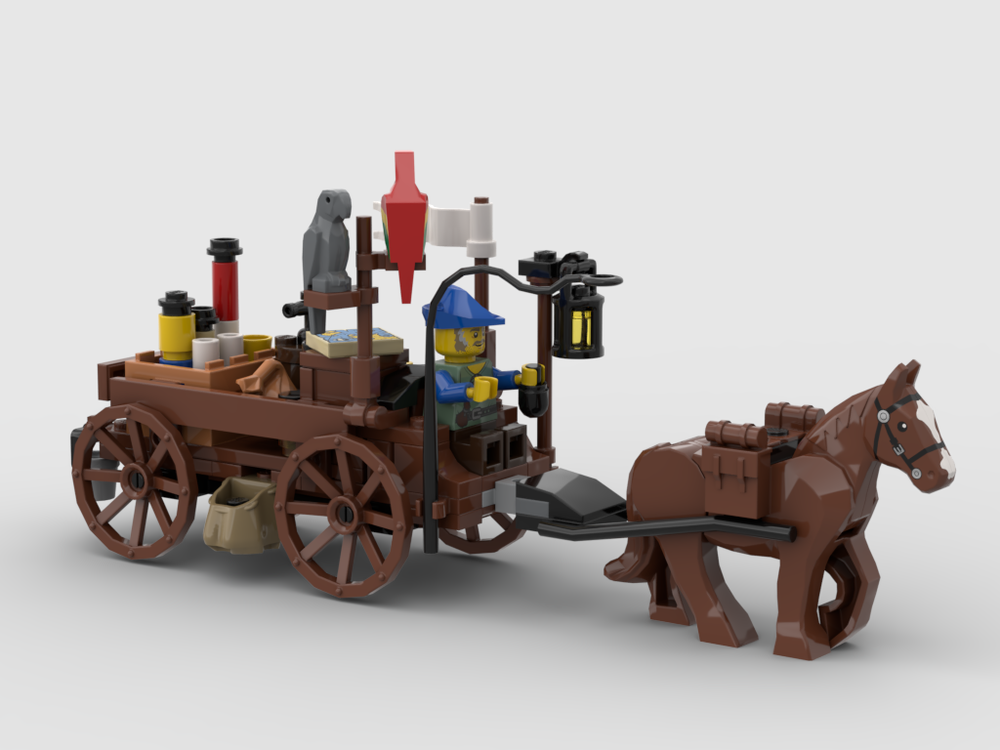 Lego Medieval traveling merchant
