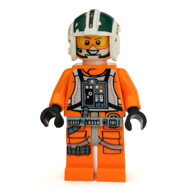 Lego Wedge Antilles, Printed Legs, Black Hands