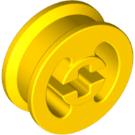 Lego Wheel with Split Axle hole / Yellow