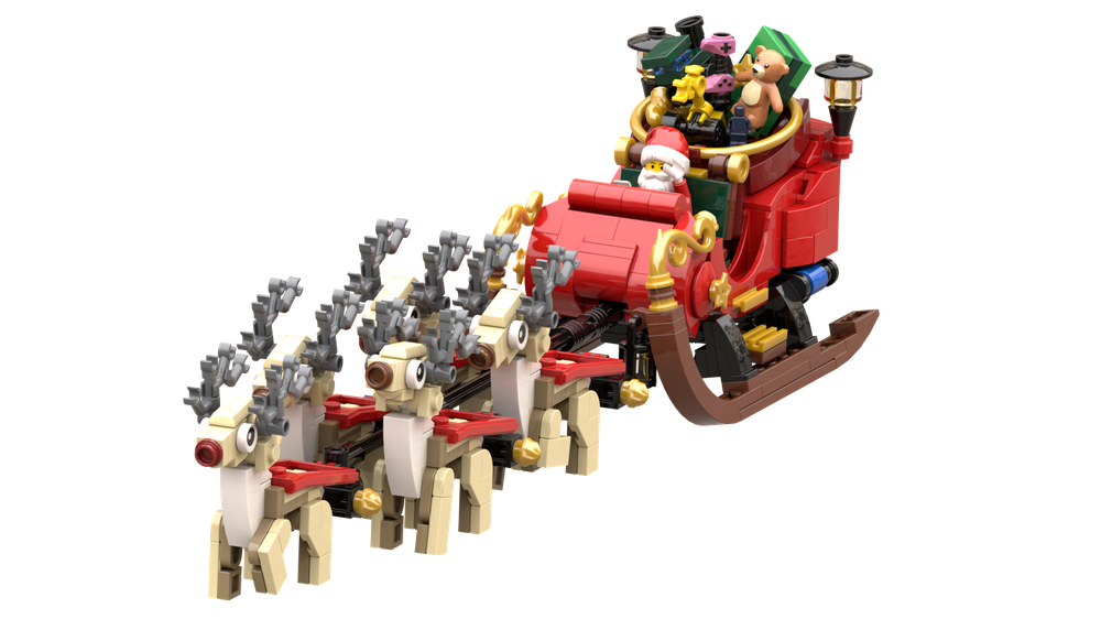 Lego Santa' sleigh