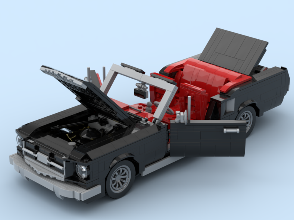 Lego 1964 1/2 Mustang Black/Red